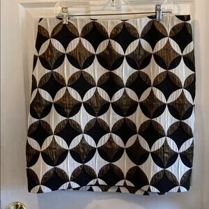 Sevier women’s size large  circular print a-line mini skirt